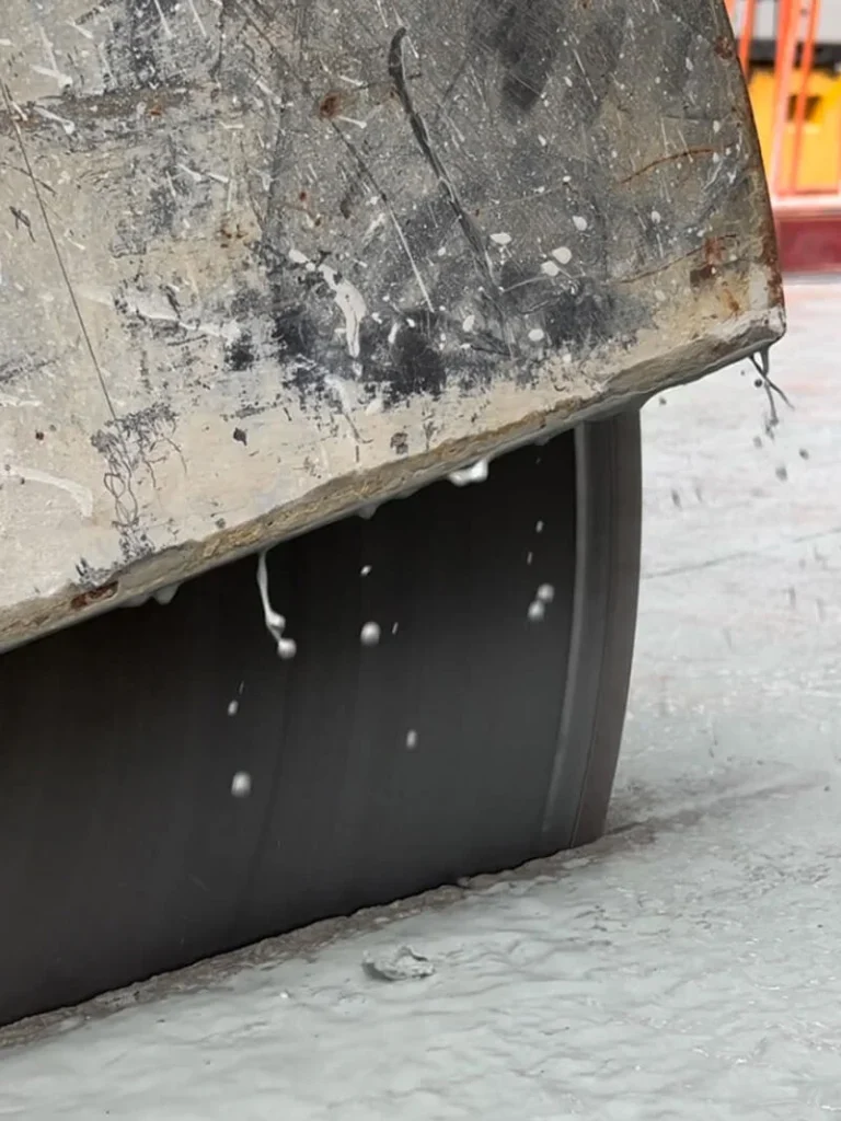 electric and diesel road saw cutting